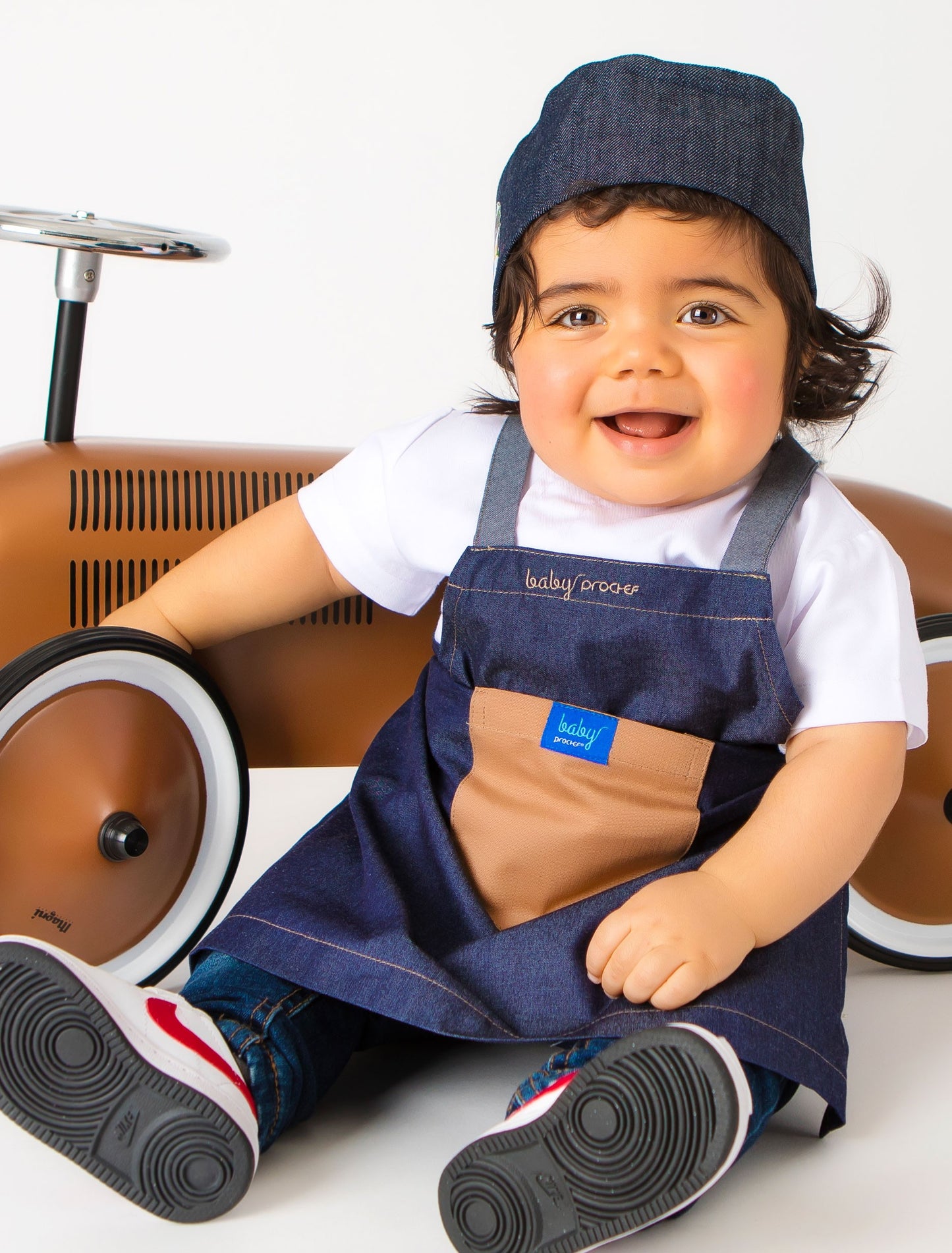 Avental Baby Denim
