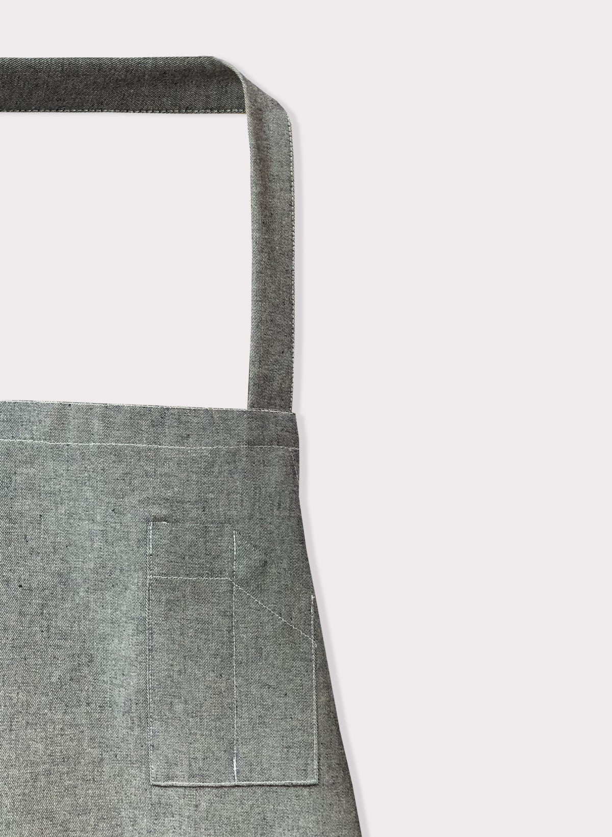 Avental Babete Grey
